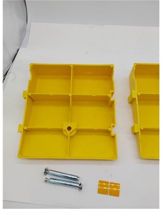 JAHOMFAI Rampas para Coches - Rampa Bordillo Coche - Ligeras Portátiles para Calzadas - Aceras - Motos - Scooters - con 2 Pernos de Ex