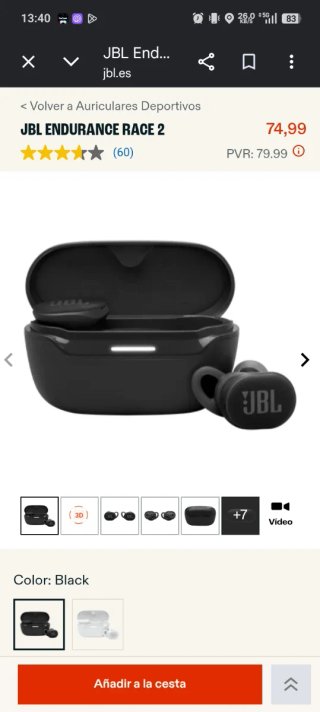 Auriculares JBL Endurance Race 2