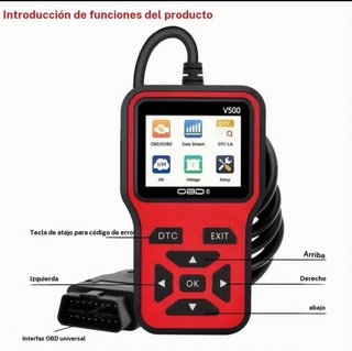 Escáner OBD2 V500 Coche Lector Códigos