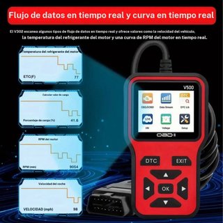 Escáner OBD2 V500 Coche Lector Códigos