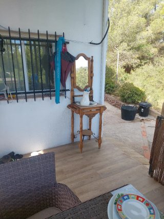 Palancanero de madera tallada