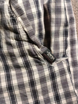 Pantalón corto cuadros Vans Talla 32