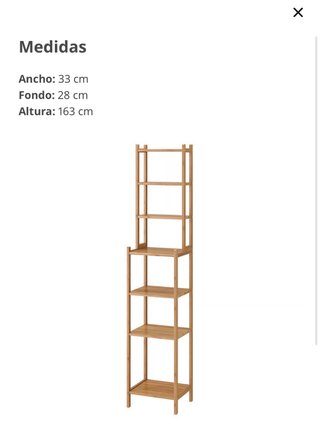 Estantería Bambú IKEA RAGRUND