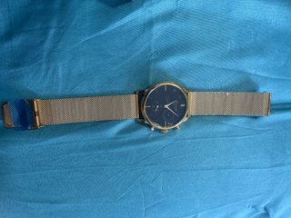 Reloj Automático Hombre Negro y Dorado