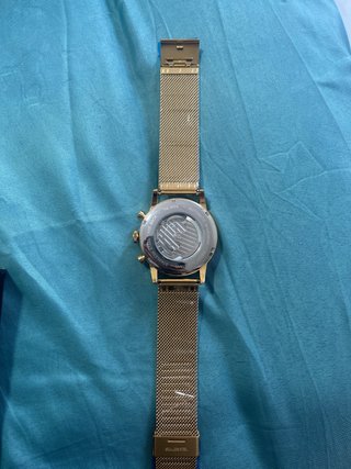 Reloj Automático Hombre Negro y Dorado