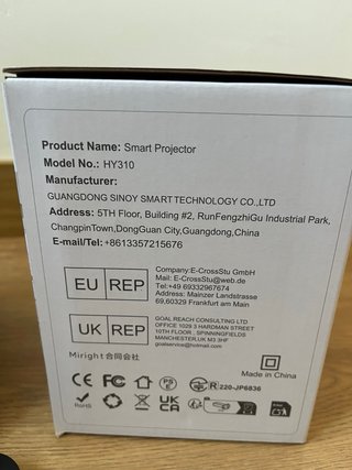 Proyector Alwtniet Multimedia Negro