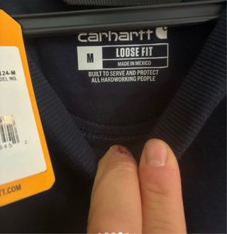 Sudadera Carhartt Azul sin Capucha