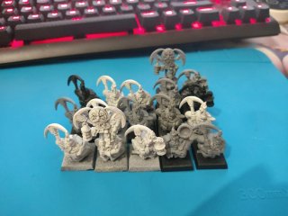 Figuras Enanos Mineros (Warhammer)