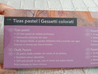 Pack de 25 Tizas pastel