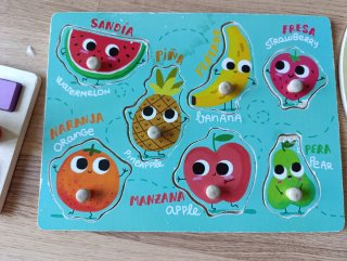 Lote juegos de madera educativos