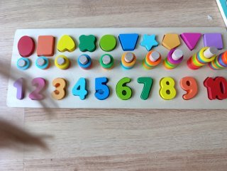 Lote juegos de madera educativos