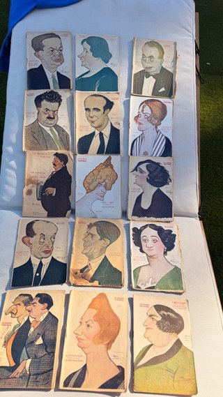 18 ejemplares de La Novela Teatral. Años 20.