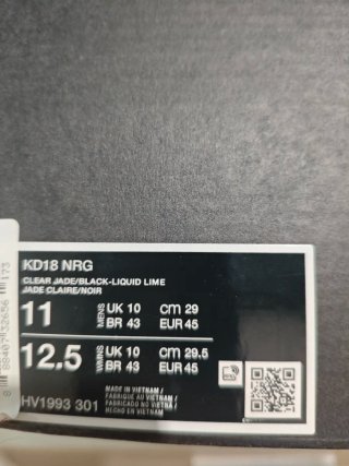 Nike KD18 nrg Verde Naranja