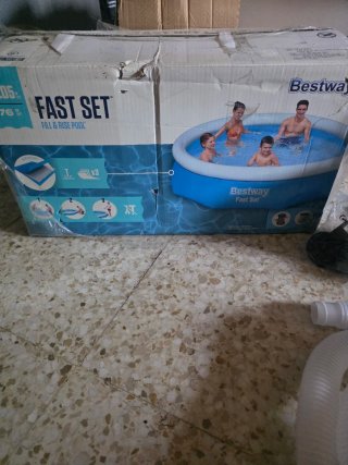 Piscina 3,5m con accesorios