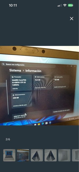 HP EliteBook 840 G6 i5 8GB RAM