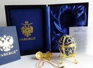Huevo Fabergé Imperial Estilo Ruso con Certificado
