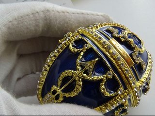 Huevo Fabergé Imperial Estilo Ruso con Certificado
