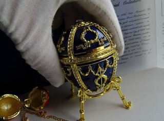 Huevo Fabergé Imperial Estilo Ruso con Certificado
