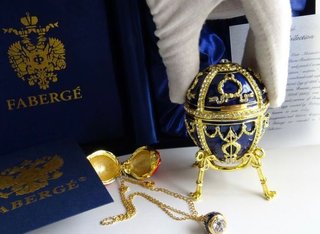 Huevo Fabergé Imperial Estilo Ruso con Certificado