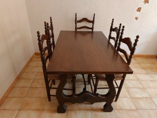 Conjunto Salón Madera MACIZA (NEGOCIABLE)