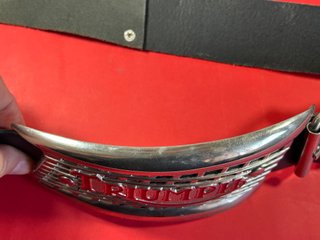 Cinturón Cuero Triumph Motorcycles Hebilla Plata
