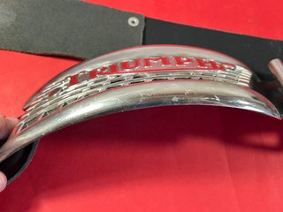 Cinturón Cuero Triumph Motorcycles Hebilla Plata
