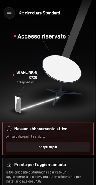 Starlink Standard Gen1 V1 Circolare Motorizzato