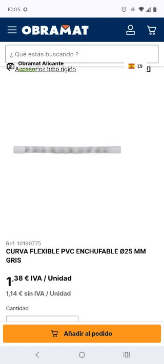 Curvas Flexibles PVC 25,20