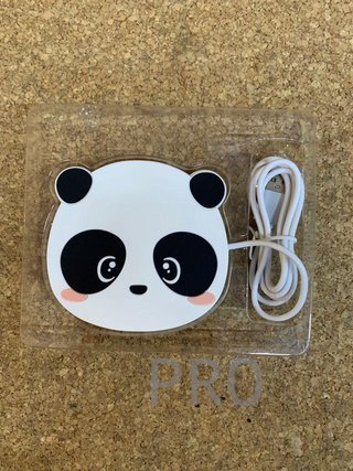 Calentador de tazas, diseño de oso panda