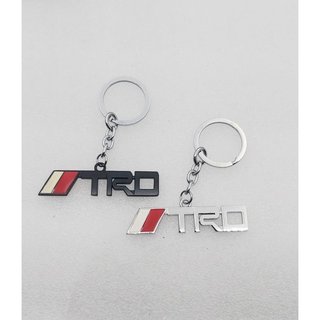 LLAVERO METALICO TOYOTA 3D LOGO NEGRO TRD REGALO