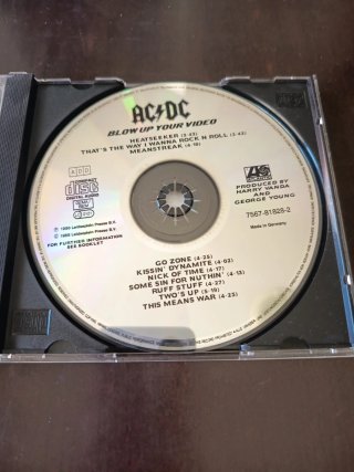 CD AC/DC Blow Up Your Video