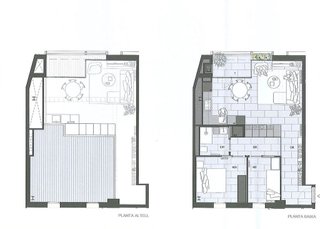 Dúplex en alquiler en La Nova Esquerra de l'Eixample en Barcelona