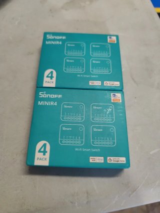 Lote 2 Cajas Interruptor WiFi Sonoff