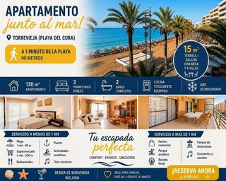 Piso en alquiler en Playa del Cura en Torrevieja