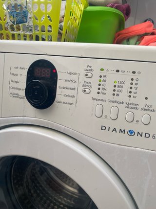 Lavadora Samsung Diamond 6kg- eje tambor roto