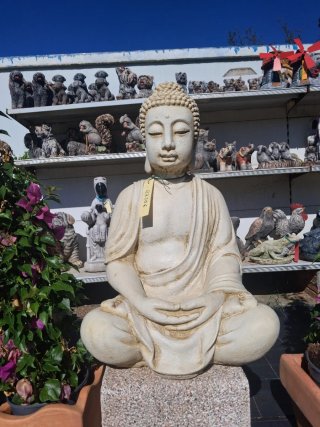 Figura Buda Sentado Decorativa