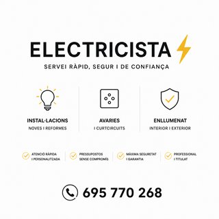 Electricista profesional: Instalaciones y averías