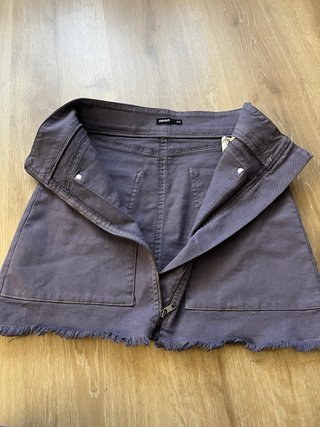 Falda vaquera Noon morada talla XXS