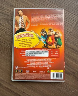 DVD Alvin y las Ardillas + Alvin y las Ardillas 2