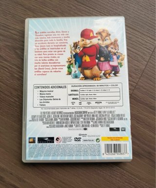 DVD Alvin y las Ardillas + Alvin y las Ardillas 2