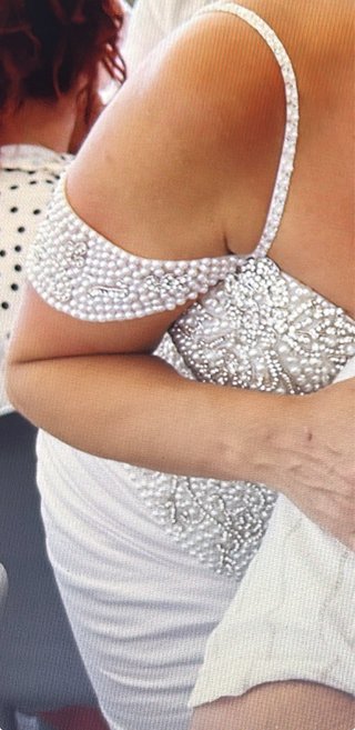 Vestido Novia Pedrería Talla 38