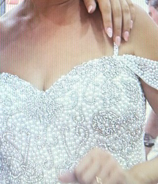 Vestido Novia Pedrería Talla 38