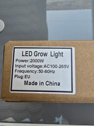 Foco LED Cultivo Interior Blanco(2000w)