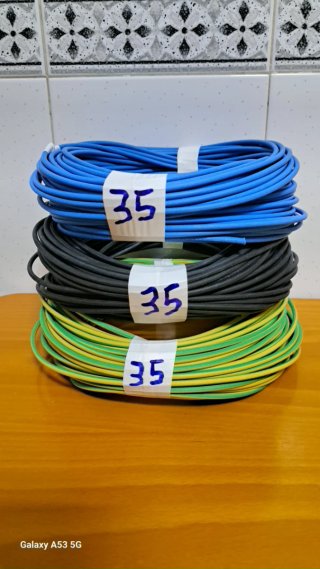 3 Rollos Cable 2.5mm 35metros cada rollo