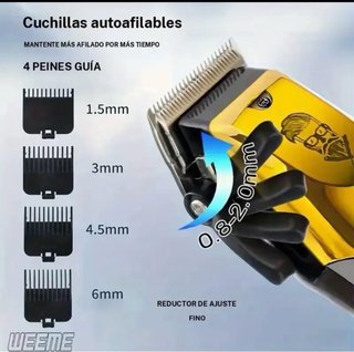 Kit Cortapelos Eléctrico WEEME Dorado