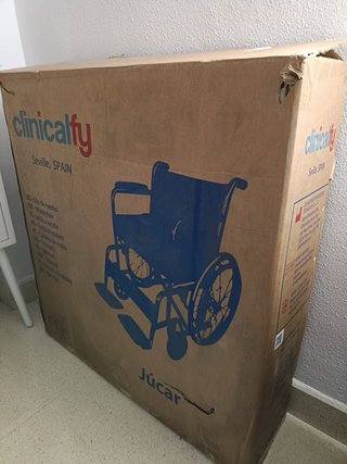 Silla de ruedas seminueva, usada durante 30 días.