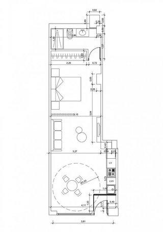 Estudio en venta en Legazpi en Madrid