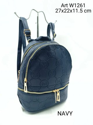 Zaino donna nero con logo