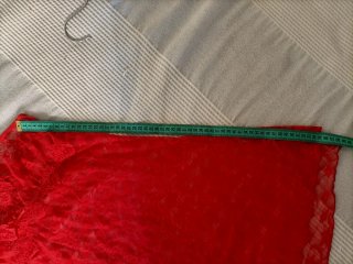 Lingerie rossa in pizzo