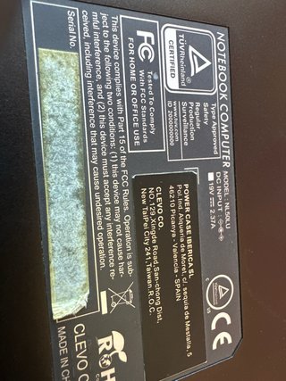 Portátil VANT NL50LU Stylebook Negro